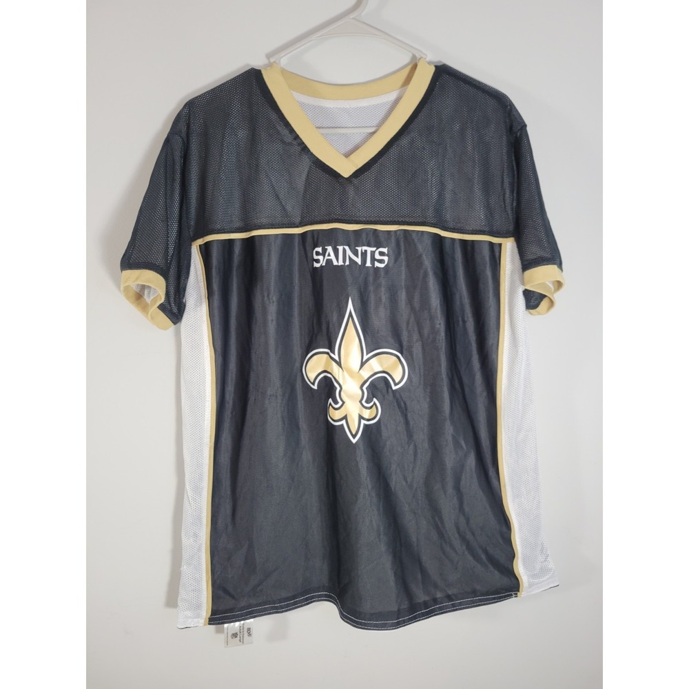 New Orleans Saints NFL Flag Football Reversible Jersey Adult‎ Large